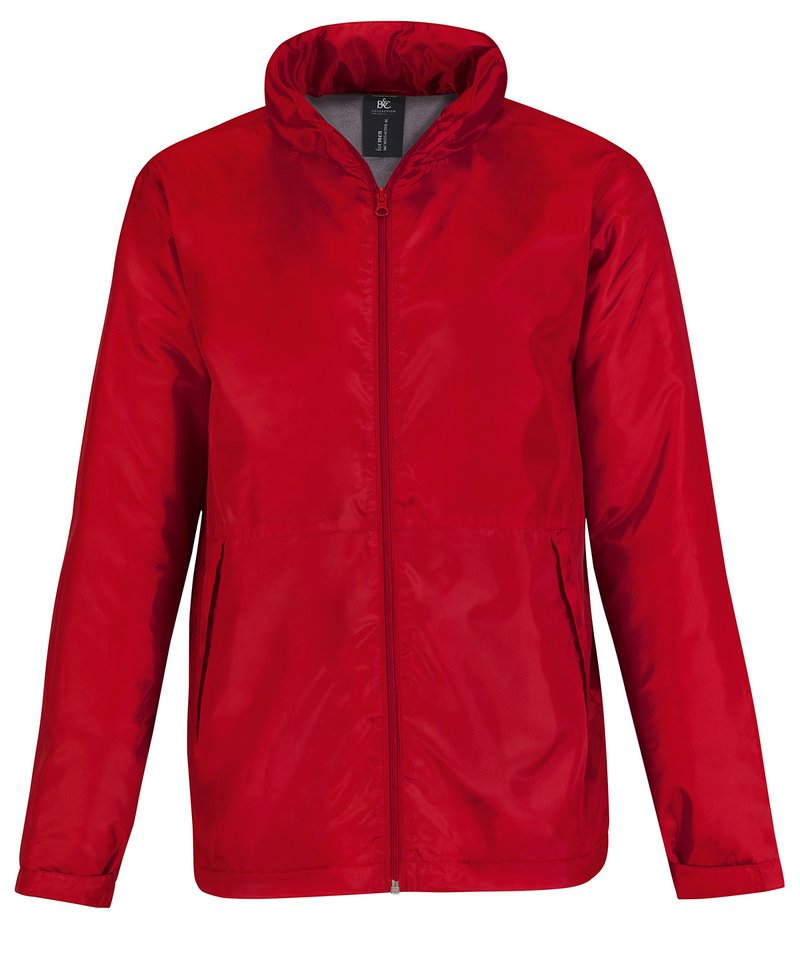B&C Multi-Active Men's in Red Warm Grey Lining by B & C Collection — Custom branded clothing by Print Press, featuring premium embroidery produced in our specialist print lab in the UK.