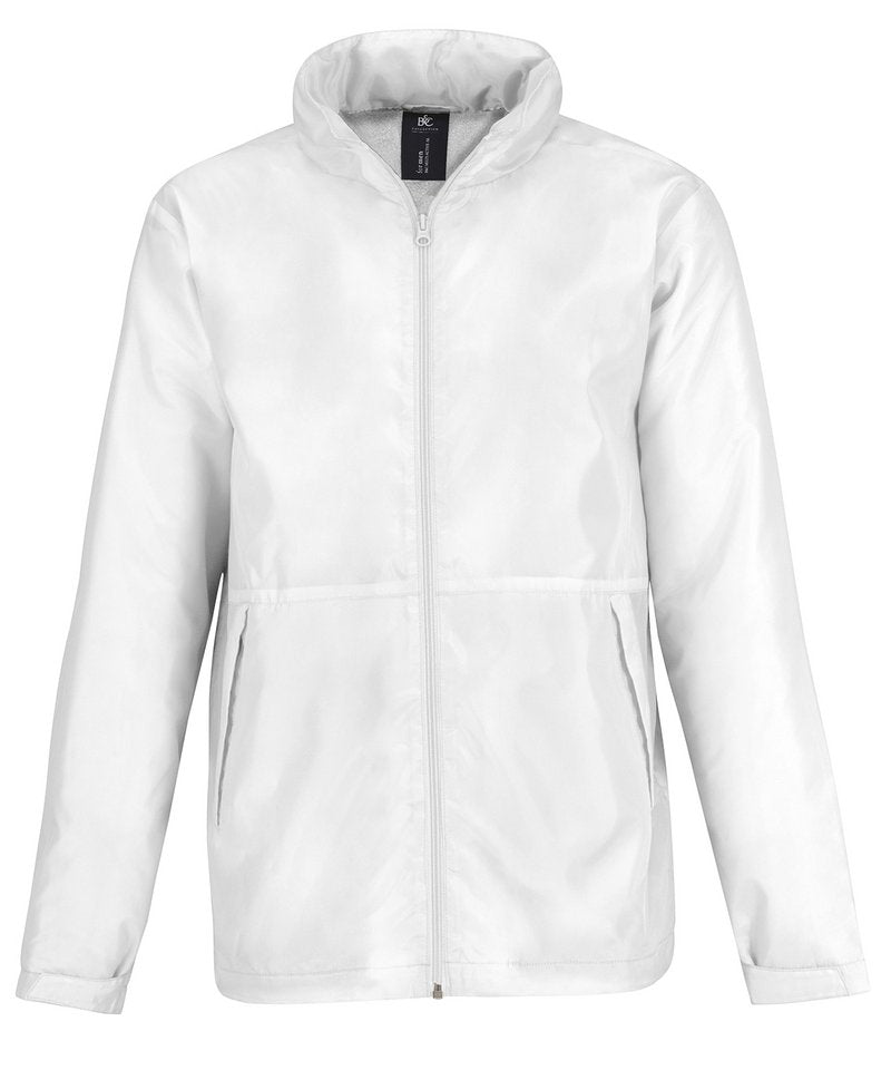 B&C Multi-Active Men's in White White Lining by B & C Collection — Custom branded clothing by Print Press, featuring premium embroidery produced in our specialist print lab in the UK.