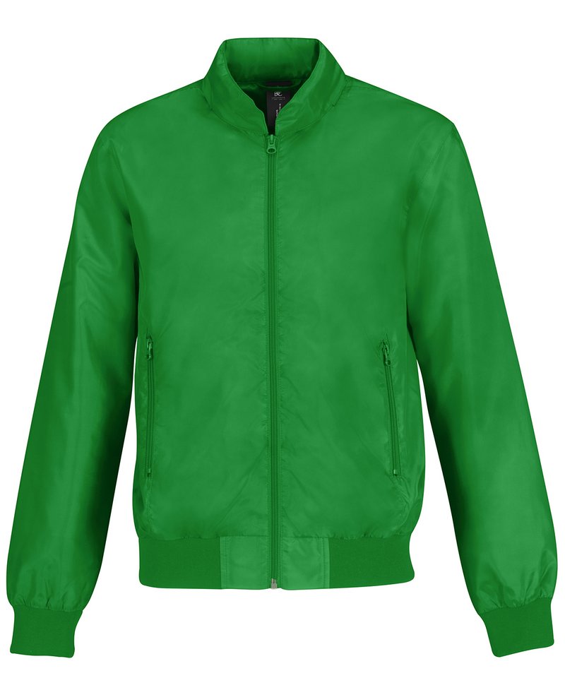B&C Trooper Men's in Real Green Neon Orange Lining by B & C Collection — Custom branded clothing by Print Press, featuring premium embroidery produced in our specialist print lab in the UK.