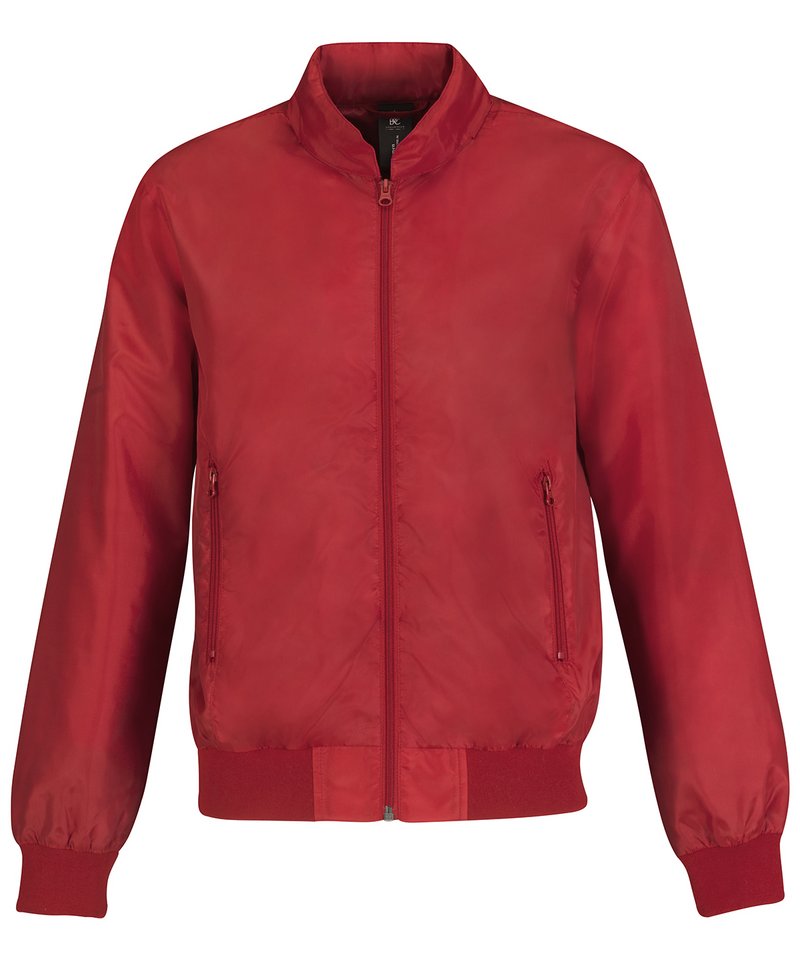 B&C Trooper Men's in Red Warm Grey Lining by B & C Collection — Custom branded clothing by Print Press, featuring premium embroidery produced in our specialist print lab in the UK.