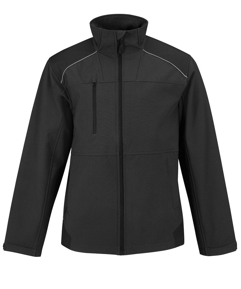 B&C Shield Softshell Pro in Black by B & C Collection — Custom branded clothing by Print Press, featuring premium embroidery produced in our specialist print lab in the UK.