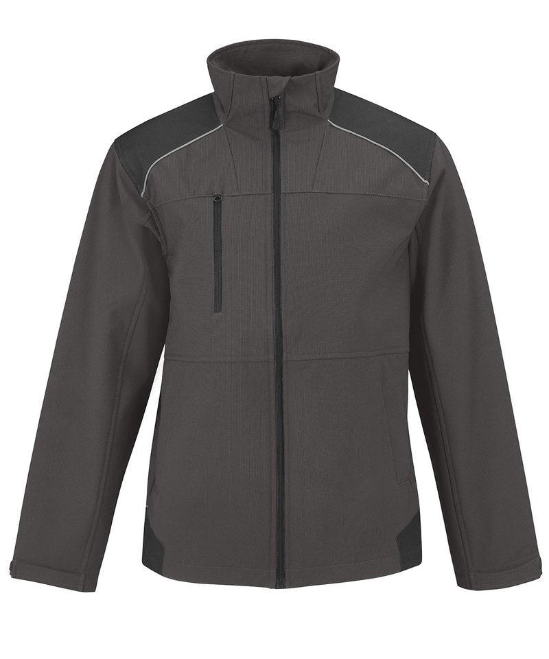B&C Shield Softshell Pro in Dark Grey by B & C Collection — Custom branded clothing by Print Press, featuring premium embroidery produced in our specialist print lab in the UK.