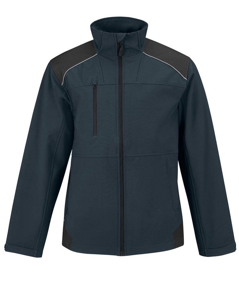 B&C Shield Softshell Pro in Navy by B & C Collection — Custom branded clothing by Print Press, featuring premium embroidery produced in our specialist print lab in the UK.