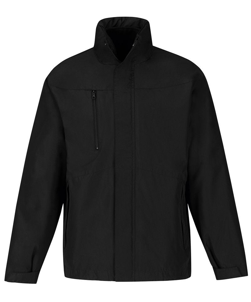 B&C Corporate 3-In-1 Jacket in Black by B & C Collection — Custom branded clothing by Print Press, featuring premium embroidery produced in our specialist print lab in the UK.