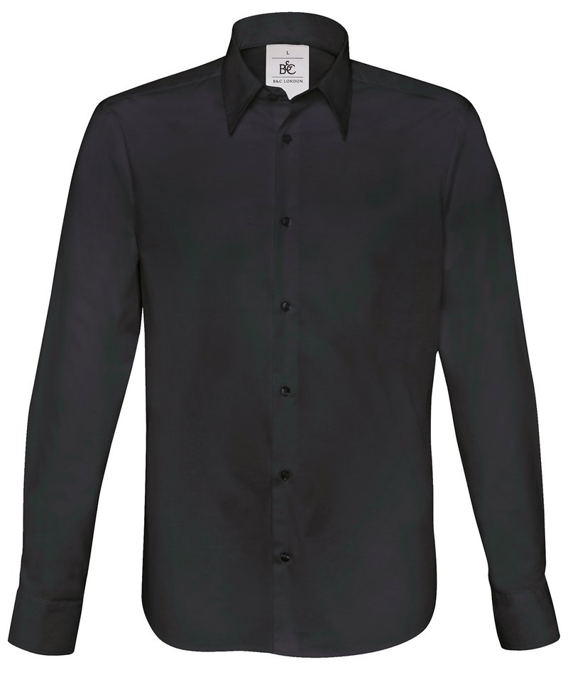 B&C London in Black by B & C Collection — Custom branded clothing by Print Press, featuring premium embroidery produced in our specialist print lab in the UK.
