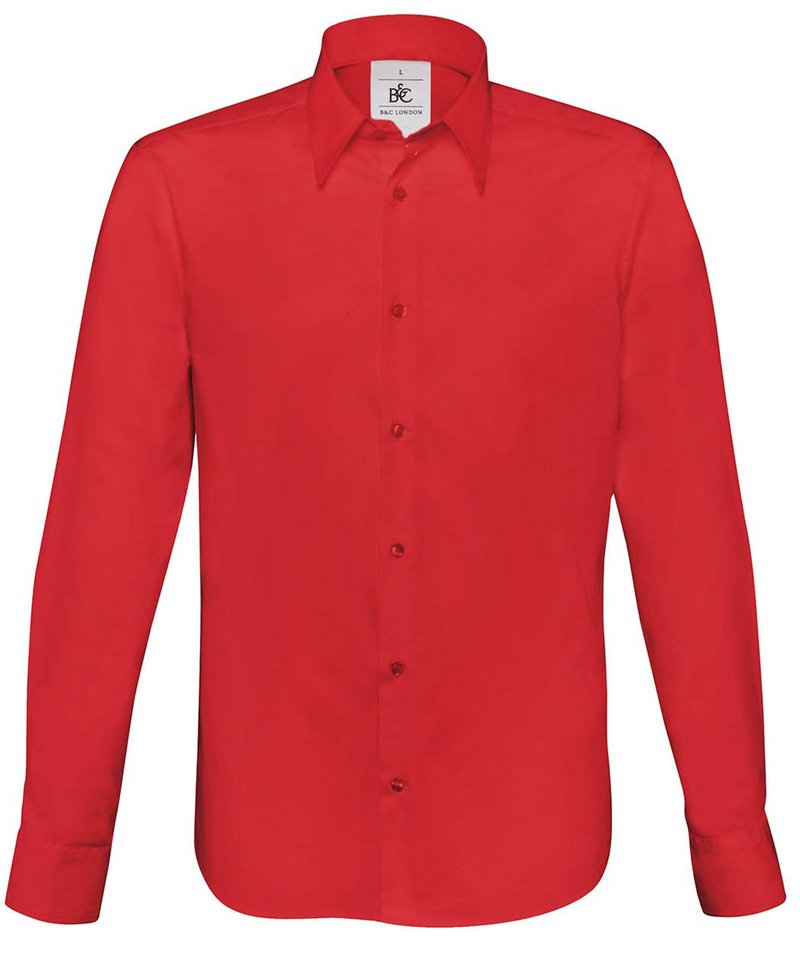 B&C London in Deep Red by B & C Collection — Custom branded clothing by Print Press, featuring premium embroidery produced in our specialist print lab in the UK.