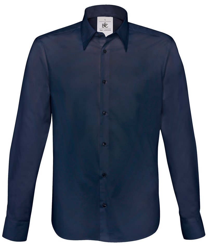 B&C London in Navy by B & C Collection — Custom branded clothing by Print Press, featuring premium embroidery produced in our specialist print lab in the UK.