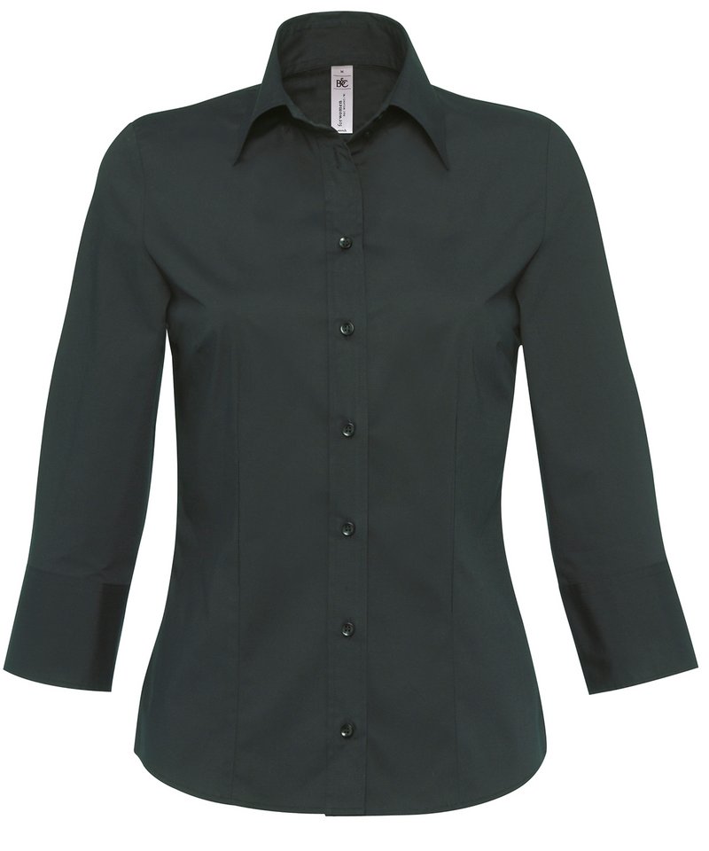 B&C Milano Women's in Black by B & C Collection — Custom branded clothing by Print Press, featuring premium embroidery produced in our specialist print lab in the UK.