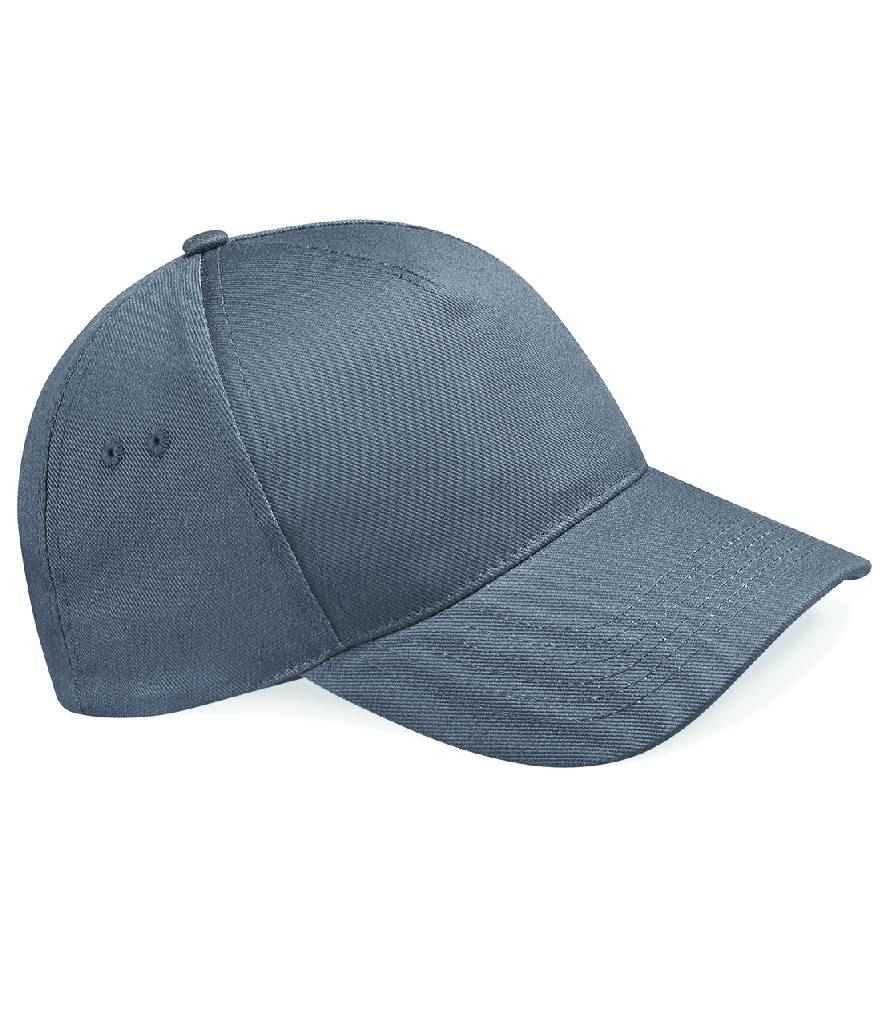 Beechfield Ultimate 5 Panel Cap in ONE Graphite Grey by Beechfield — Custom branded clothing by Print Press, featuring premium embroidery produced in our specialist print lab in the UK.