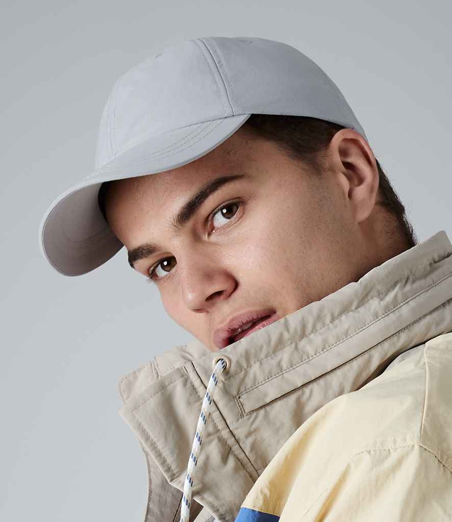 Beechfield Outdoor 6 Panel Cap in ONE Light Grey by Beechfield — Custom branded clothing by Print Press, featuring premium embroidery produced in our specialist print lab in the UK.