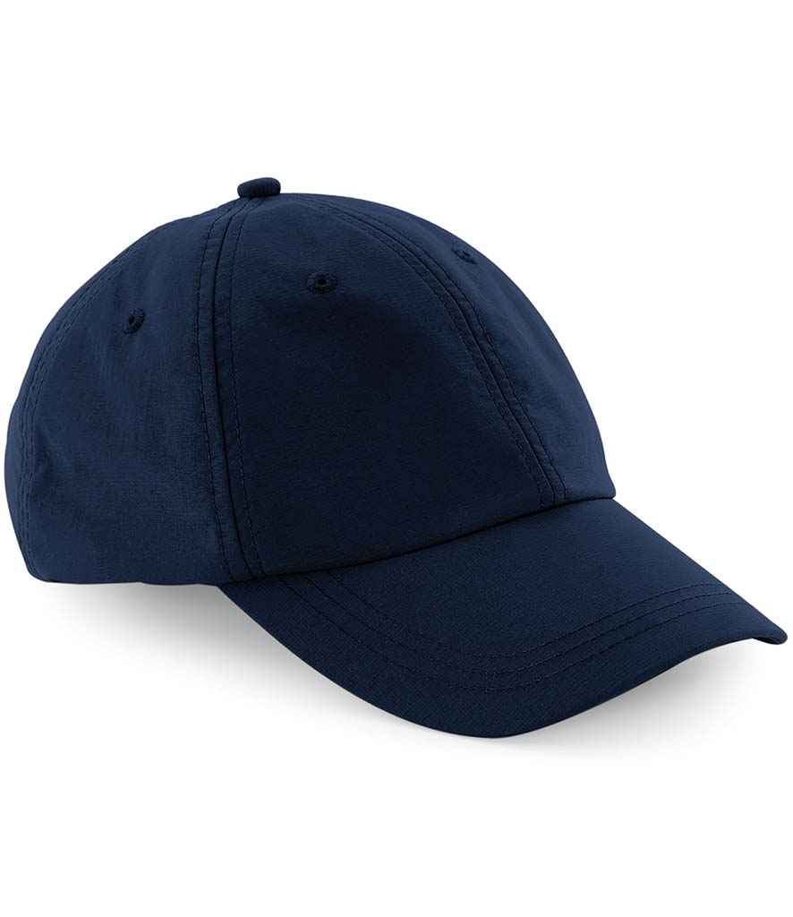 Beechfield Outdoor 6 Panel Cap in ONE Navy by Beechfield — Custom branded clothing by Print Press, featuring premium embroidery produced in our specialist print lab in the UK.