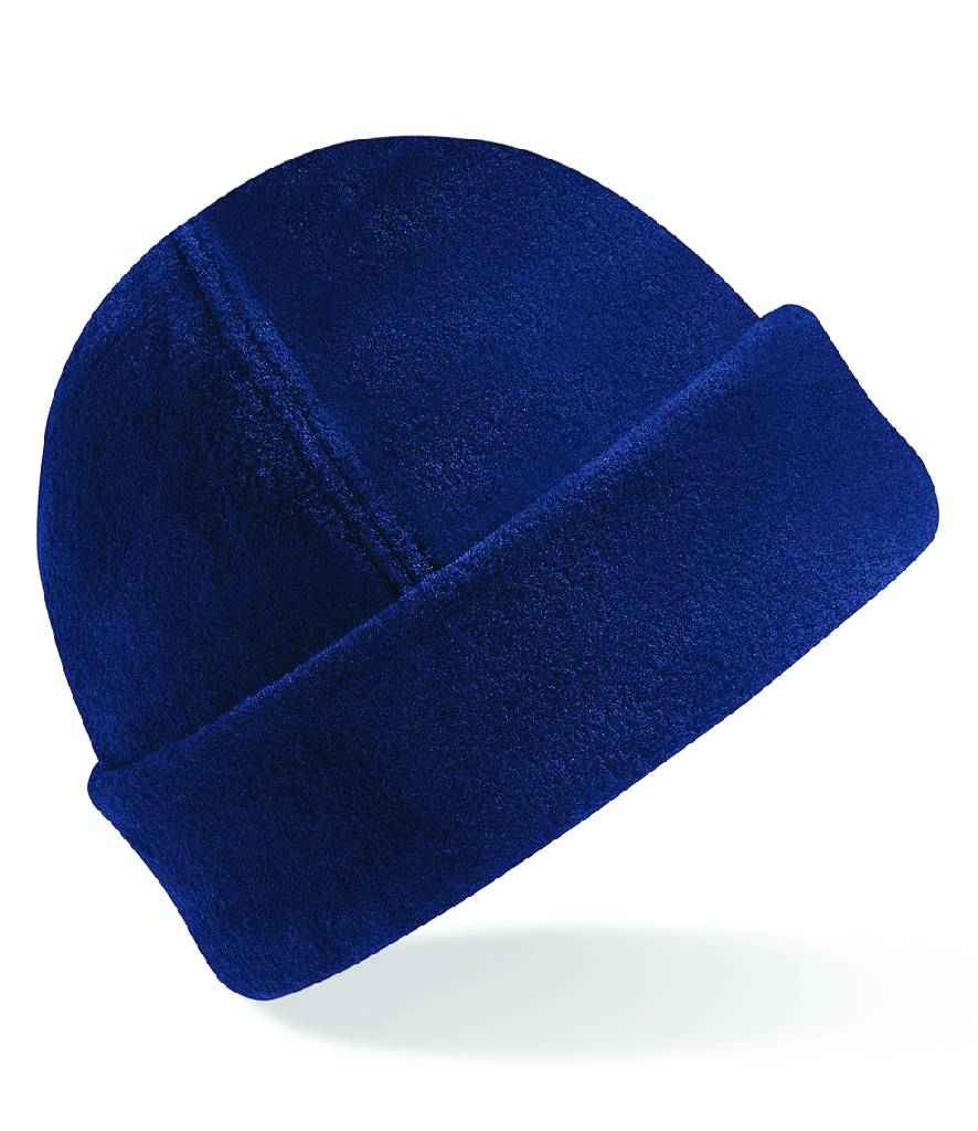 Beechfield Suprafleece® Ski Hat in ONE French Navy by Beechfield — Custom branded clothing by Print Press, featuring premium embroidery produced in our specialist print lab in the UK.