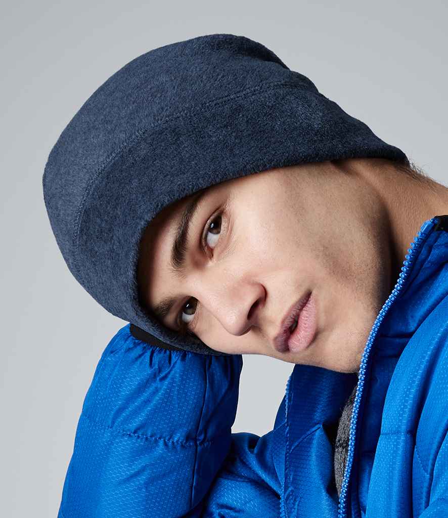 Beechfield Suprafleece® Summit Hat in French Navy by Beechfield — Custom branded clothing by Print Press, featuring premium embroidery produced in our specialist print lab in the UK.