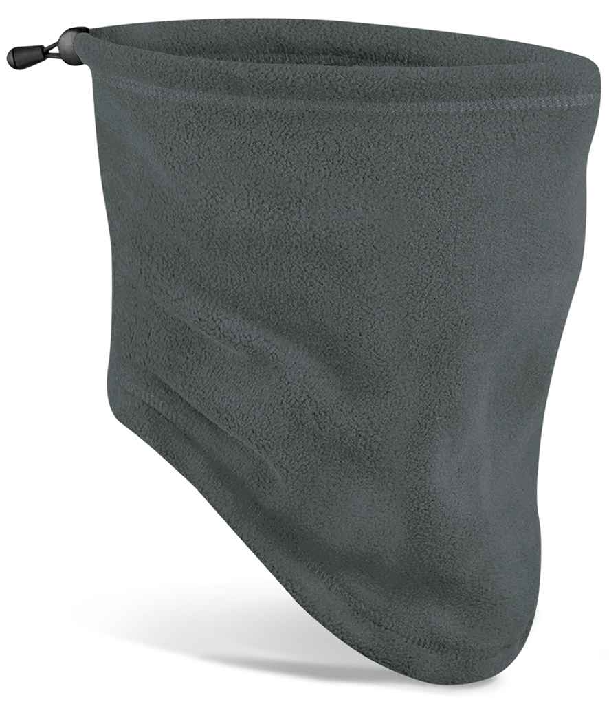 Beechfield Recycled Fleece Snood in ONE Steel Grey by Beechfield — Custom branded clothing by Print Press, featuring premium embroidery produced in our specialist print lab in the UK.