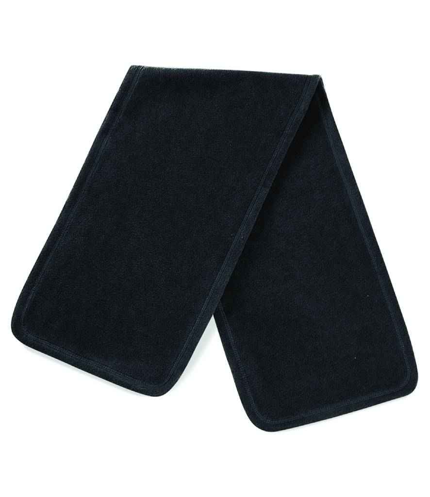 Beechfield Suprafleece® Geneva Scarf in ONE Black by Beechfield — Custom branded clothing by Print Press, featuring premium embroidery produced in our specialist print lab in the UK.