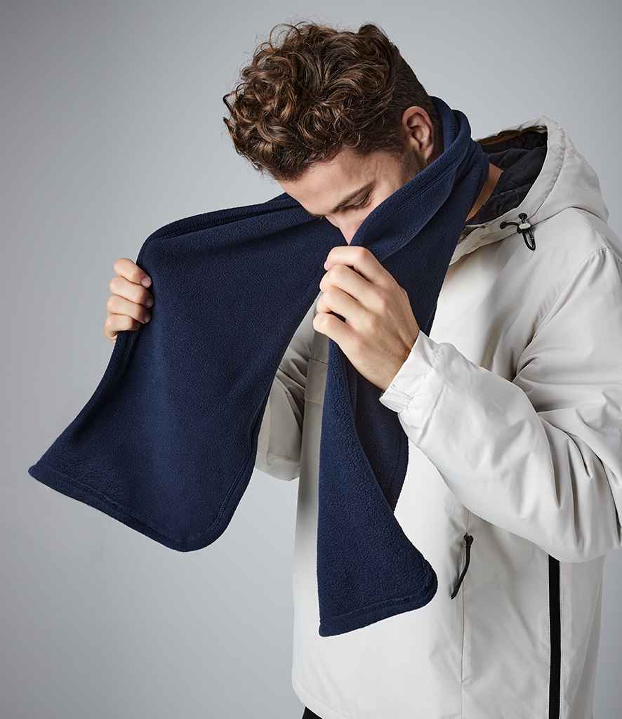 Beechfield Suprafleece® Geneva Scarf in ONE French Navy by Beechfield — Custom branded clothing by Print Press, featuring premium embroidery produced in our specialist print lab in the UK.