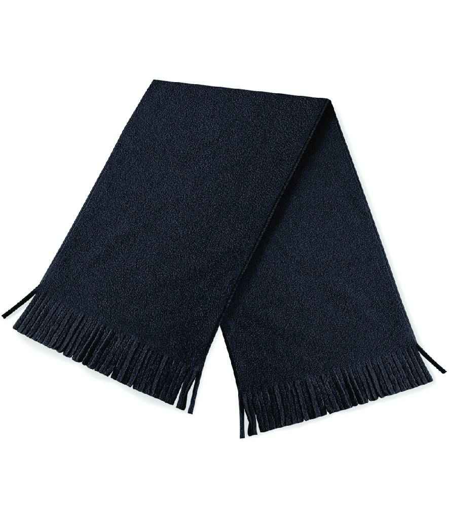 Beechfield Suprafleece® Dolomite Scarf in ONE Black by Beechfield — Custom branded clothing by Print Press, featuring premium embroidery produced in our specialist print lab in the UK.