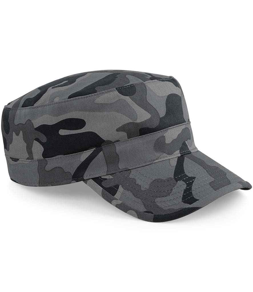 Beechfield Camo Army Cap in ONE Urban Camo by Beechfield — Custom branded clothing by Print Press, featuring premium embroidery produced in our specialist print lab in the UK.