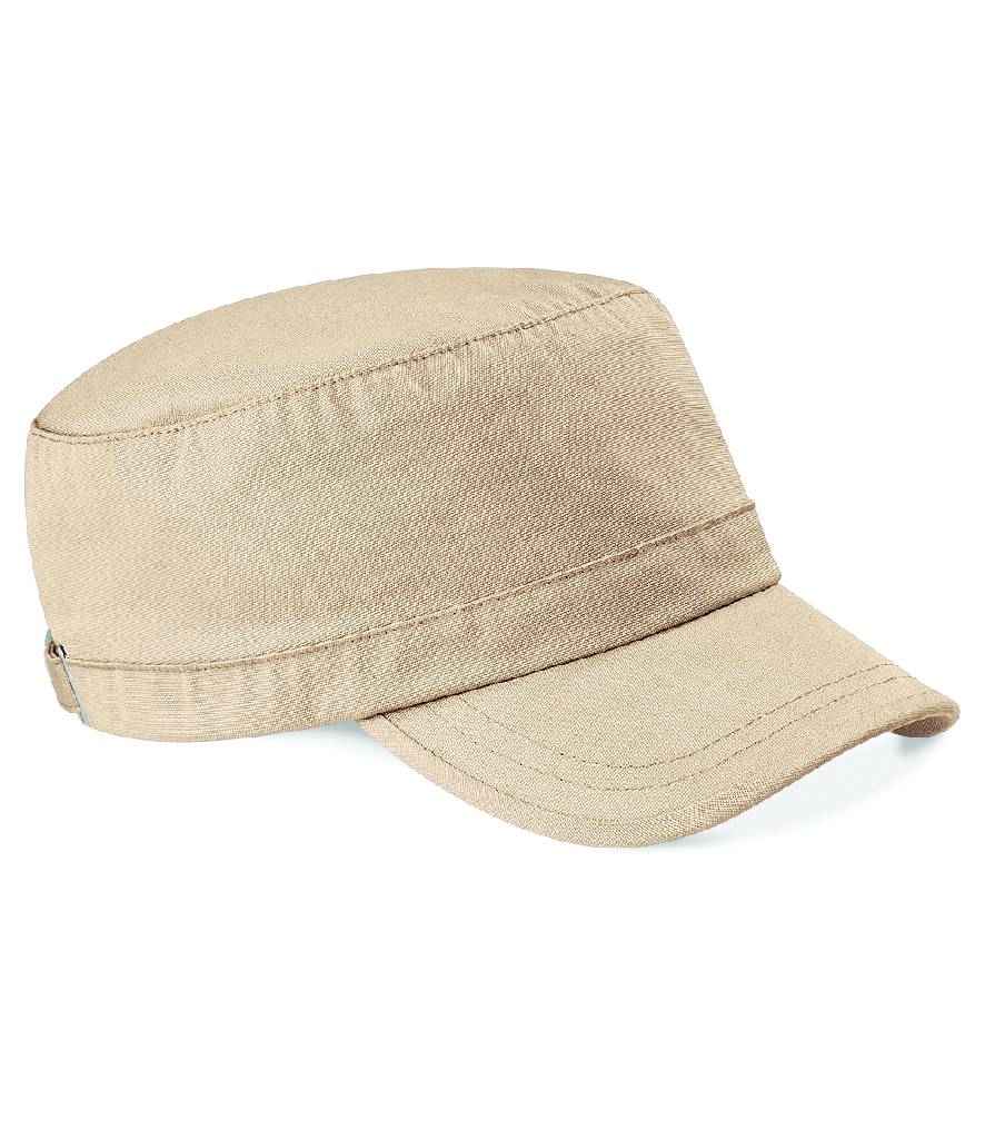 Beechfield Army Cap in ONE Pebble by Beechfield — Custom branded clothing by Print Press, featuring premium embroidery produced in our specialist print lab in the UK.