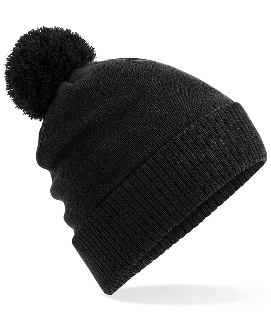 Beechfield Thermal Snowstar® Beanie in ONE Black by Beechfield — Custom branded clothing by Print Press, featuring premium embroidery produced in our specialist print lab in the UK.