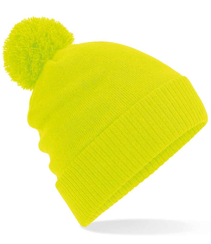Beechfield Thermal Snowstar® Beanie in ONE Fluorescent Yellow by Beechfield — Custom branded clothing by Print Press, featuring premium embroidery produced in our specialist print lab in the UK.