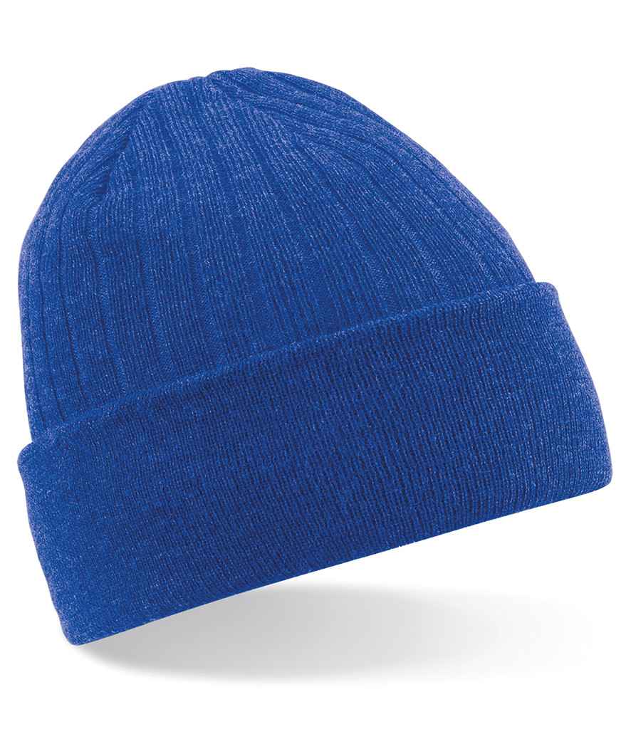 Beechfield Thinsulate™ Beanie in ONE Bright Royal by Beechfield — Custom branded clothing by Print Press, featuring premium embroidery produced in our specialist print lab in the UK.