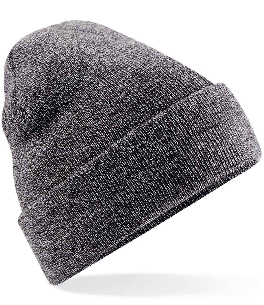 Beechfield Original Cuffed Beanie in ONE Antique Grey by Beechfield — Custom branded clothing by Print Press, featuring premium embroidery produced in our specialist print lab in the UK.