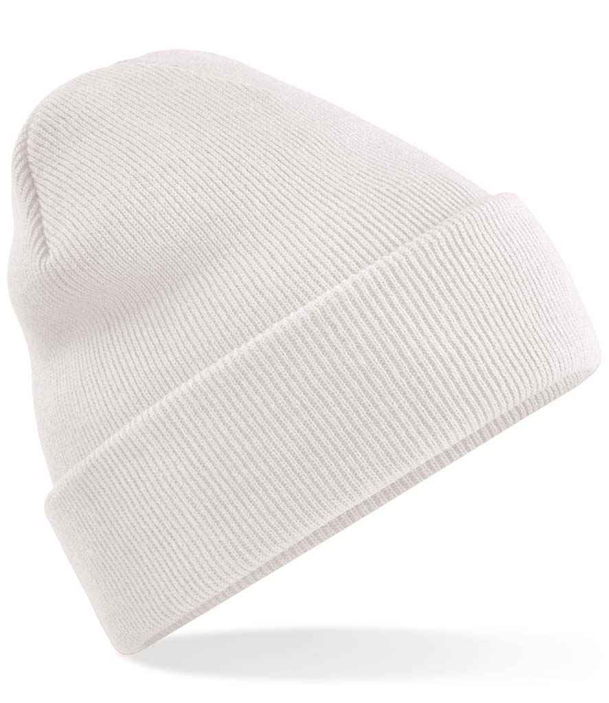 Beechfield Original Cuffed Beanie in ONE Sand by Beechfield — Custom branded clothing by Print Press, featuring premium embroidery produced in our specialist print lab in the UK.