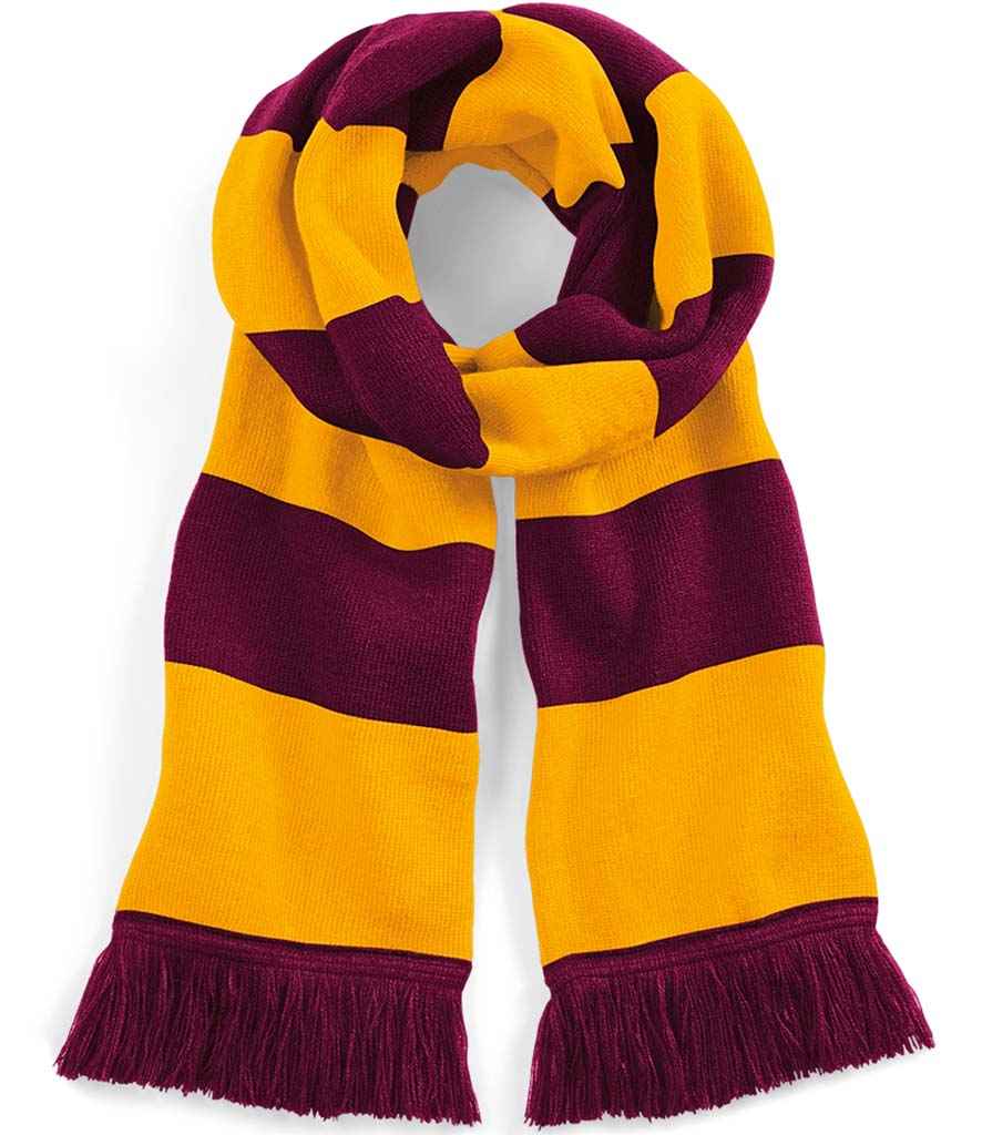Beechfield Stadium Scarf in by Beechfield — Custom branded clothing by Print Press, featuring premium embroidery produced in our specialist print lab in the UK.