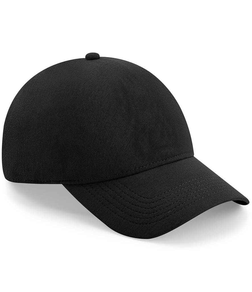 Beechfield Seamless Waterproof Cap in ONE Black by Beechfield — Custom branded clothing by Print Press, featuring premium embroidery produced in our specialist print lab in the UK.