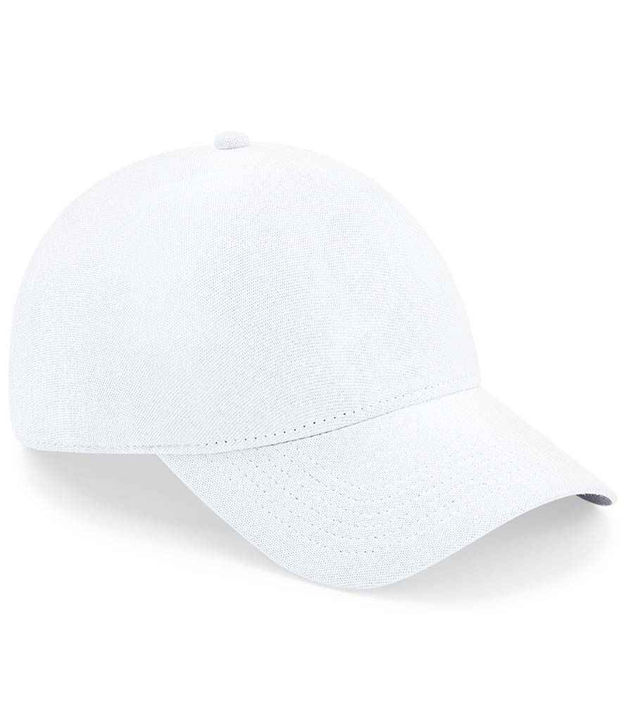 Beechfield Seamless Waterproof Cap in ONE White by Beechfield — Custom branded clothing by Print Press, featuring premium embroidery produced in our specialist print lab in the UK.