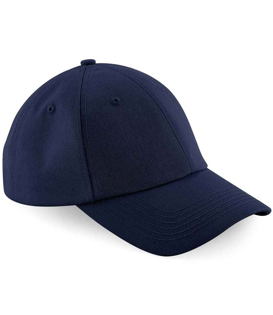 Beechfield Authentic Baseball Cap in ONE French Navy by Beechfield — Custom branded clothing by Print Press, featuring premium embroidery produced in our specialist print lab in the UK.