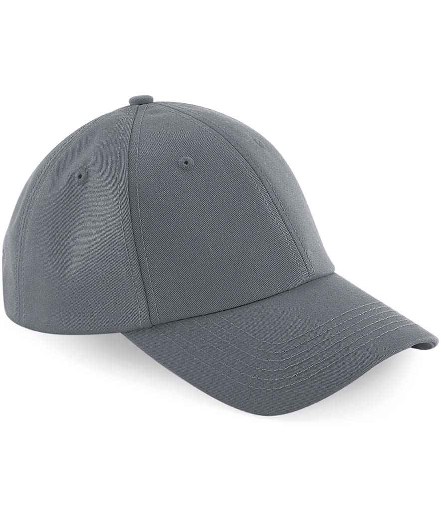 Beechfield Authentic Baseball Cap in ONE Graphite Grey by Beechfield — Custom branded clothing by Print Press, featuring premium embroidery produced in our specialist print lab in the UK.