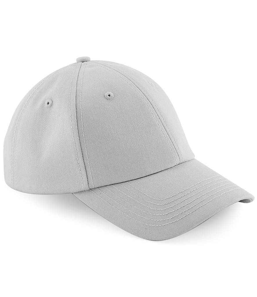Beechfield Authentic Baseball Cap in ONE Light Grey by Beechfield — Custom branded clothing by Print Press, featuring premium embroidery produced in our specialist print lab in the UK.