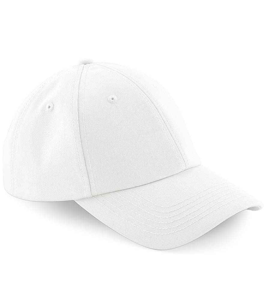 Beechfield Authentic Baseball Cap in ONE Soft White by Beechfield — Custom branded clothing by Print Press, featuring premium embroidery produced in our specialist print lab in the UK.