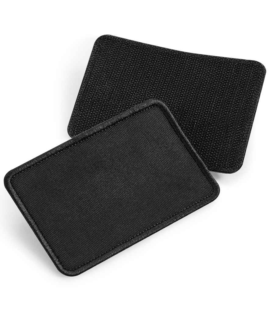Beechfield Removable Cotton Patch in ONE Black by Beechfield — Custom branded clothing by Print Press, featuring premium embroidery produced in our specialist print lab in the UK.