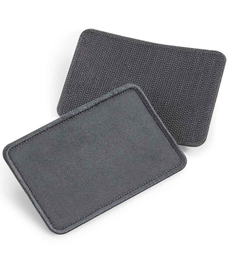Beechfield Removable Cotton Patch in ONE Graphite Grey by Beechfield — Custom branded clothing by Print Press, featuring premium embroidery produced in our specialist print lab in the UK.