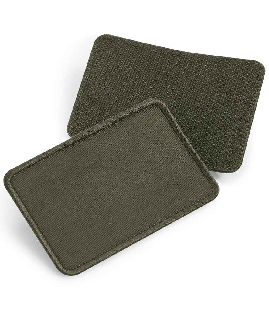 Beechfield Removable Cotton Patch in ONE Military Green by Beechfield — Custom branded clothing by Print Press, featuring premium embroidery produced in our specialist print lab in the UK.