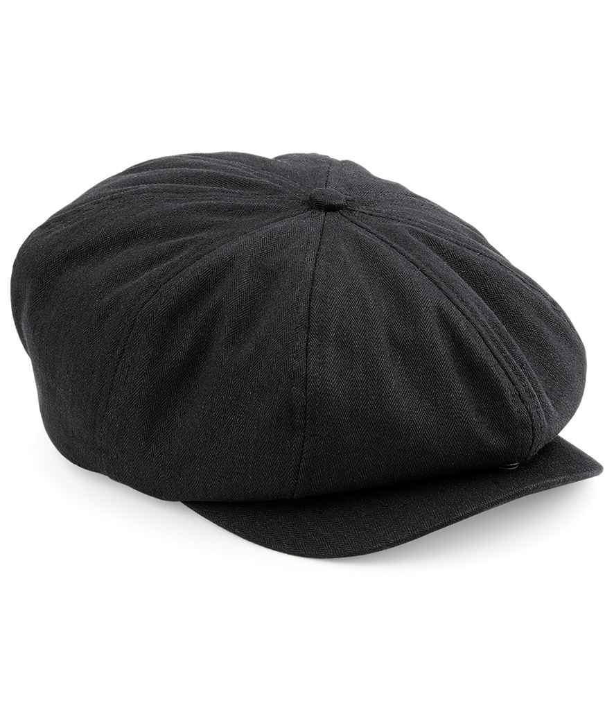 Beechfield Newsboy Cap in by Beechfield — Custom branded clothing by Print Press, featuring premium embroidery produced in our specialist print lab in the UK.