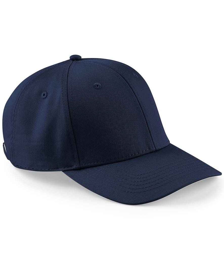 Beechfield Urbanwear 6 Panel Cap in ONE Navy by Beechfield — Custom branded clothing by Print Press, featuring premium embroidery produced in our specialist print lab in the UK.