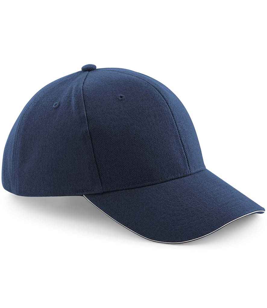 Beechfield Pro-Style Heavy Brushed Cotton Cap in ONE French Navy Stone by Beechfield — Custom branded clothing by Print Press, featuring premium embroidery produced in our specialist print lab in the UK.