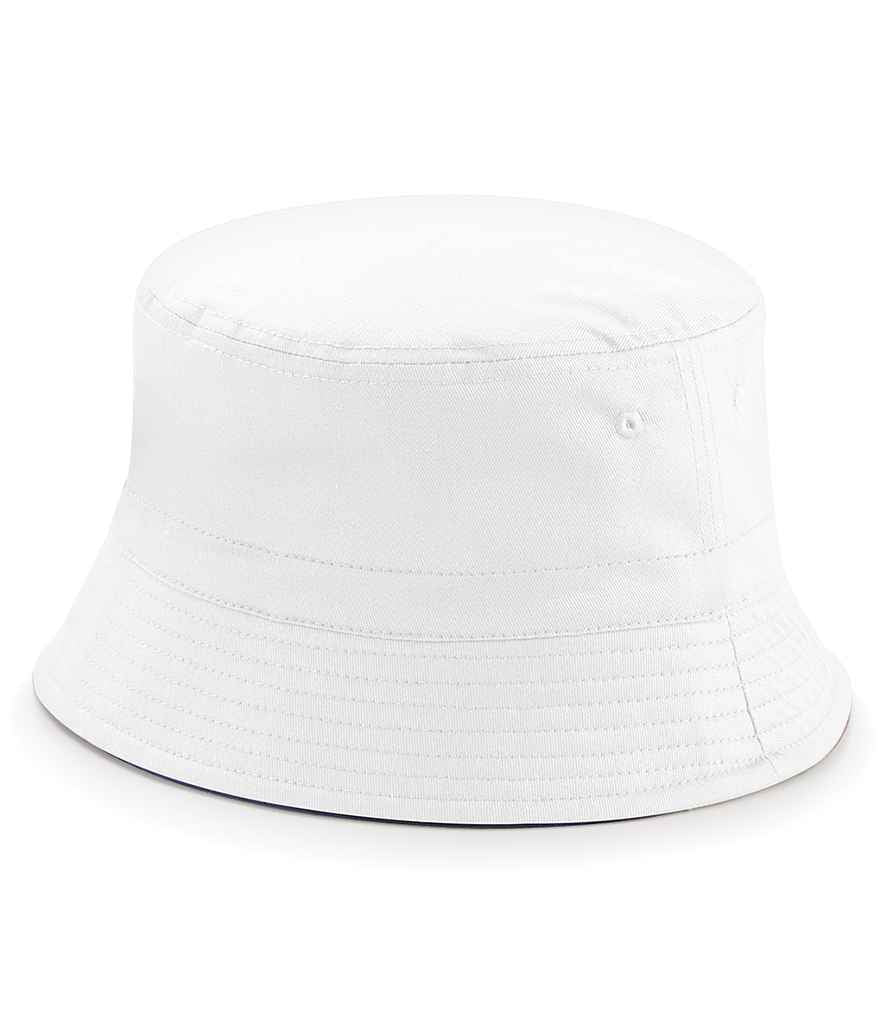 Beechfield Reversible Bucket Hat in by Beechfield — Custom branded clothing by Print Press, featuring premium embroidery produced in our specialist print lab in the UK.