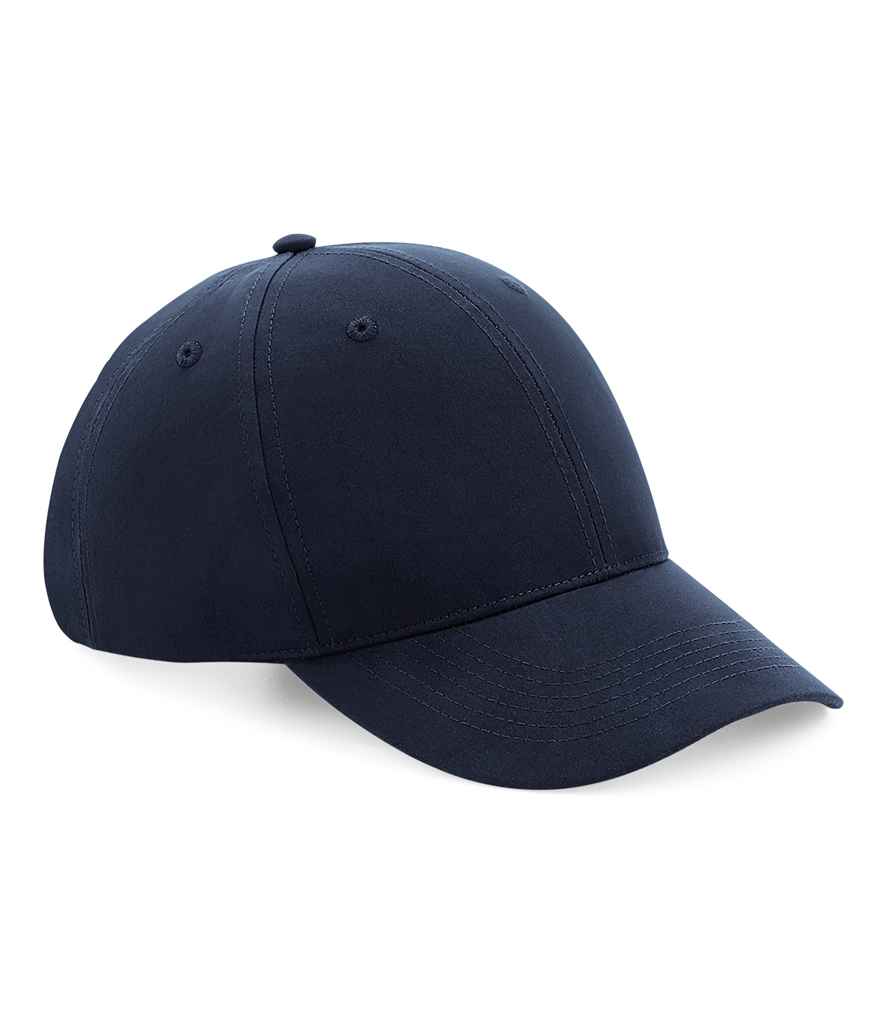 Beechfield Recycled Pro-Style Cap in ONE French Navy by Beechfield — Custom branded clothing by Print Press, featuring premium embroidery produced in our specialist print lab in the UK.