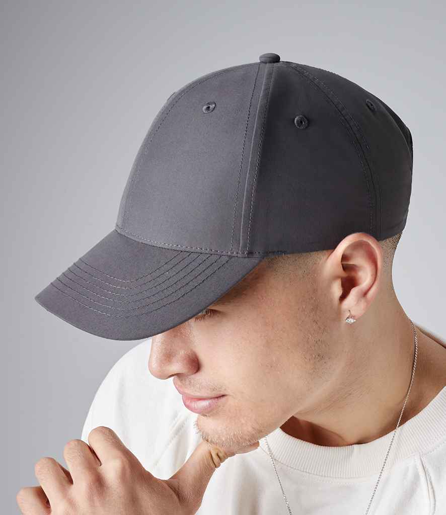 Beechfield Recycled Pro-Style Cap in ONE Graphite Grey by Beechfield — Custom branded clothing by Print Press, featuring premium embroidery produced in our specialist print lab in the UK.