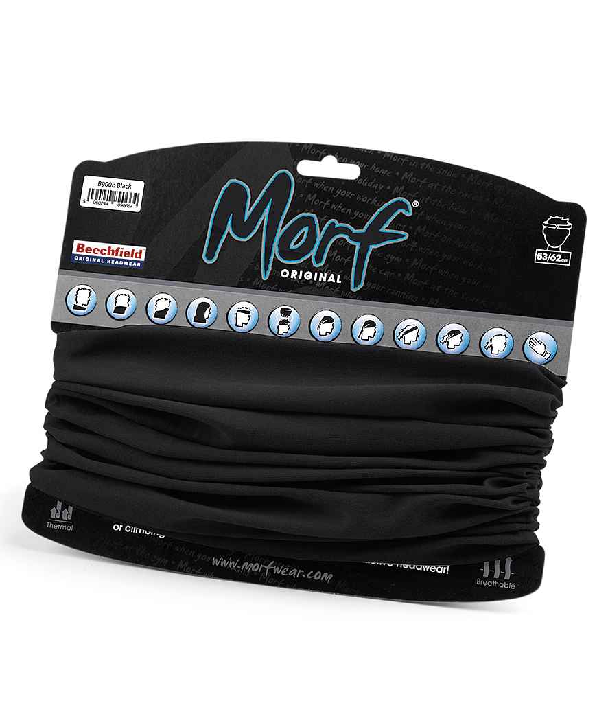 Beechfield Junior Morf® Original in ONE Black by Beechfield — Custom branded clothing by Print Press, featuring premium embroidery produced in our specialist print lab in the UK.