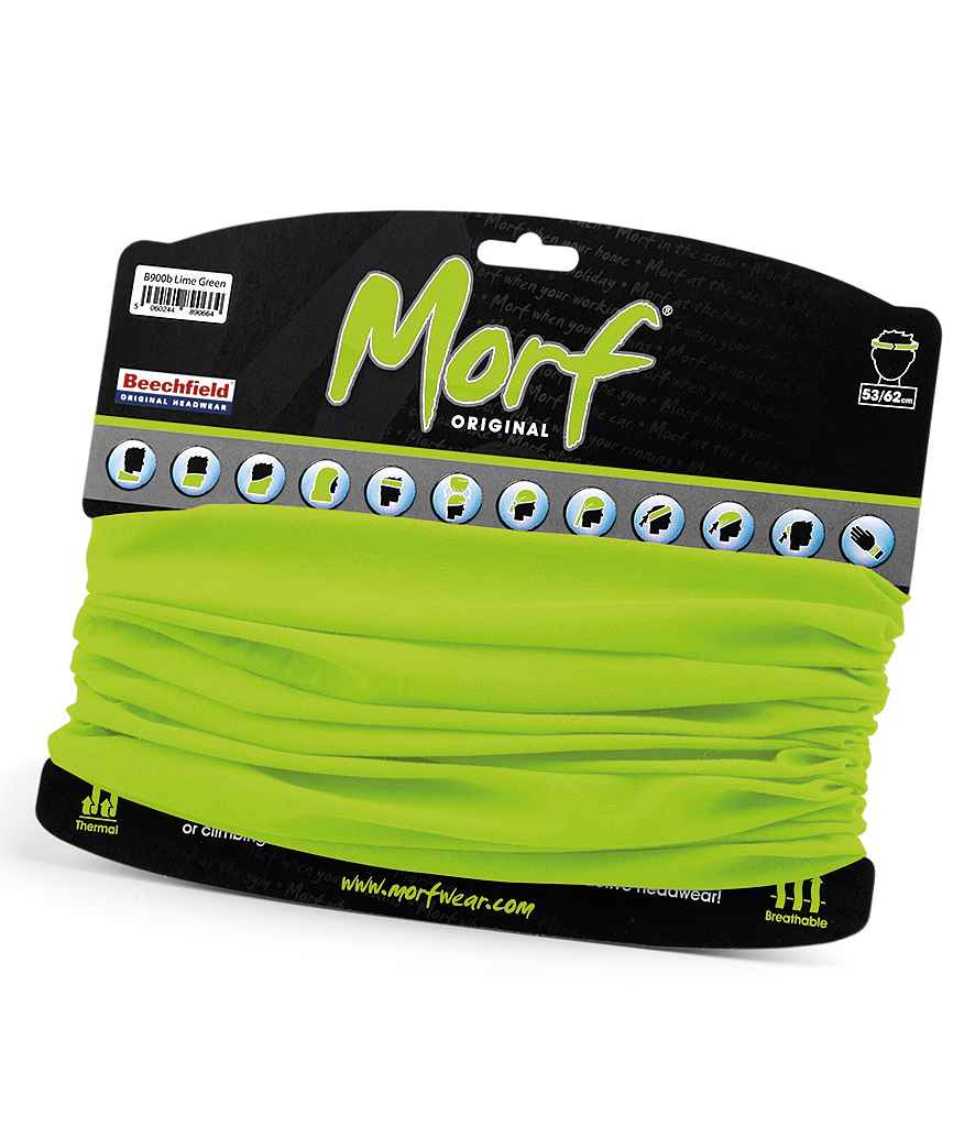 Beechfield Junior Morf® Original in ONE Lime Green by Beechfield — Custom branded clothing by Print Press, featuring premium embroidery produced in our specialist print lab in the UK.