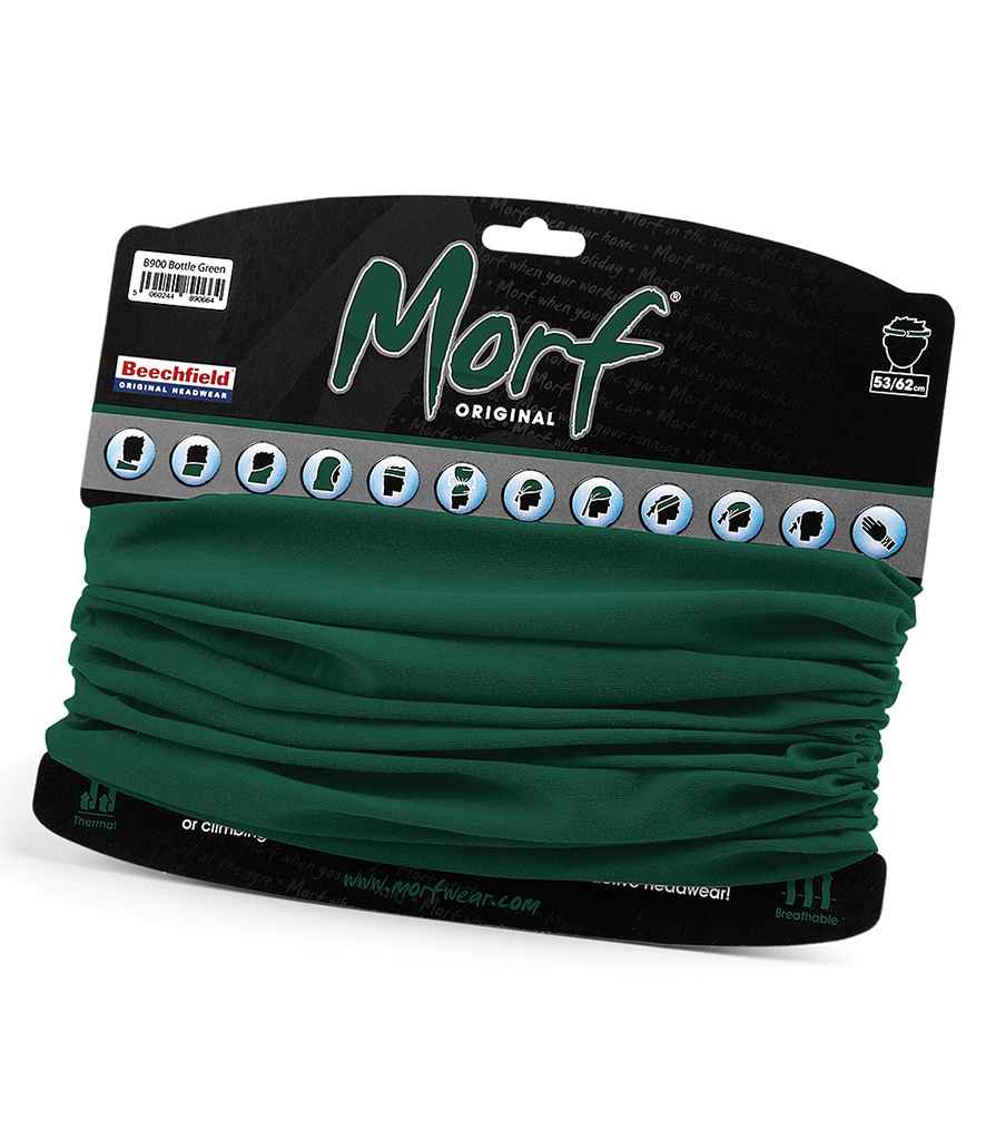 Beechfield Morf® Original in ONE Bottle Green by Beechfield — Custom branded clothing by Print Press, featuring premium embroidery produced in our specialist print lab in the UK.
