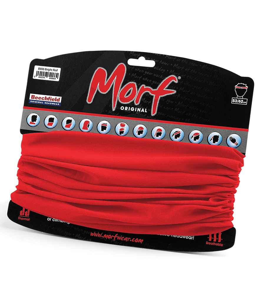Beechfield Morf® Original in ONE Bright Red by Beechfield — Custom branded clothing by Print Press, featuring premium embroidery produced in our specialist print lab in the UK.