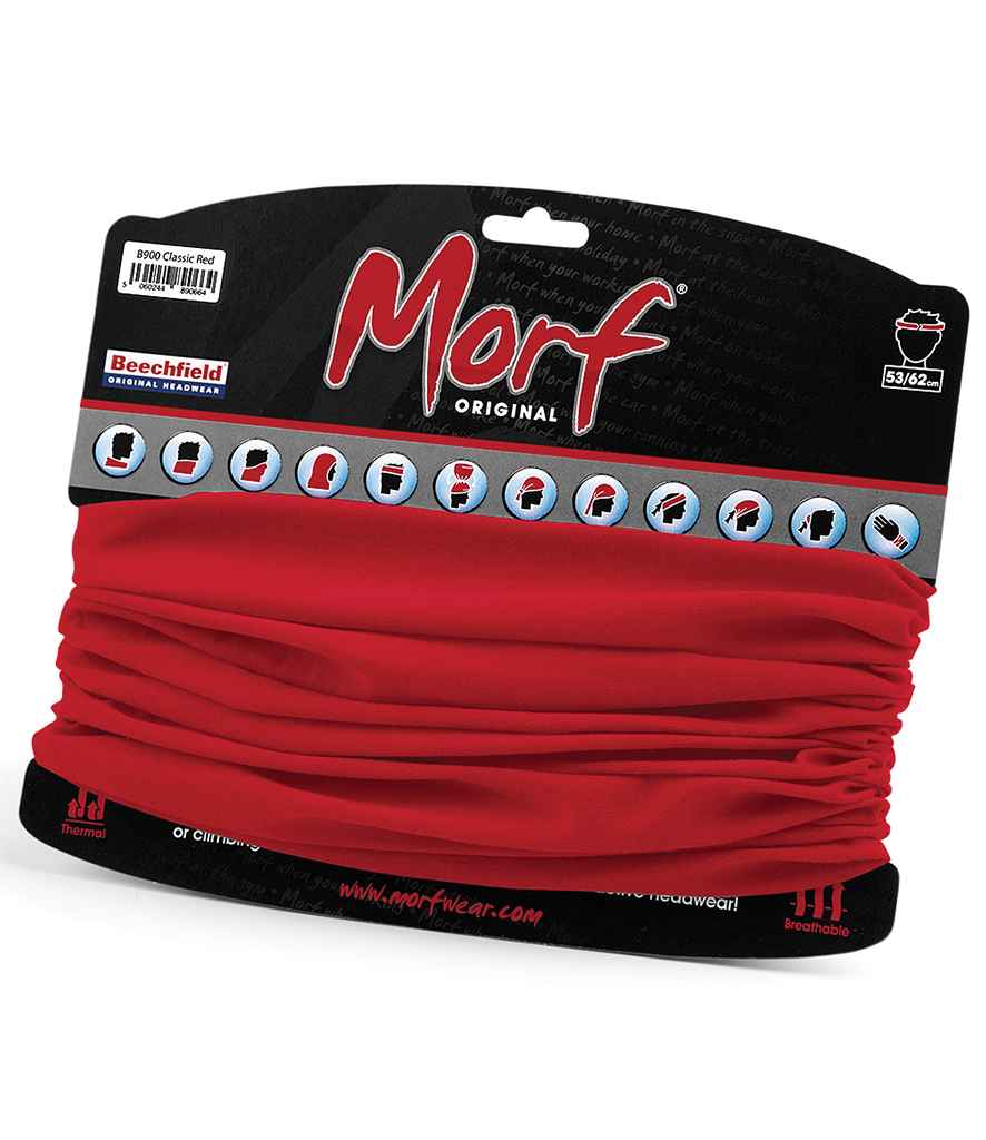 Beechfield Morf® Original in ONE Classic Red by Beechfield — Custom branded clothing by Print Press, featuring premium embroidery produced in our specialist print lab in the UK.