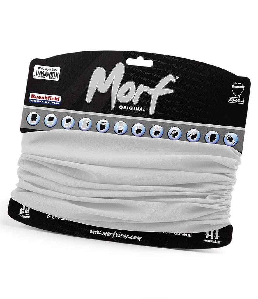 Beechfield Morf® Original in ONE Light Grey by Beechfield — Custom branded clothing by Print Press, featuring premium embroidery produced in our specialist print lab in the UK.